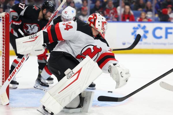 Jake Allen records 42-save shutout as Devils blank Sabres