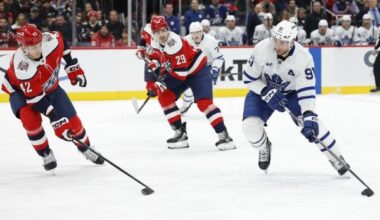 Capitals storm back from two-goal deficit to topple Maple Leafs