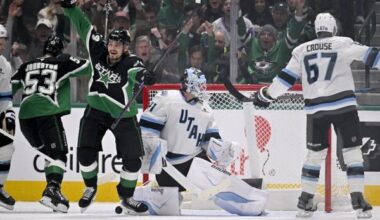 Wyatt Johnston’s power-play goal guides Stars past Mammoth