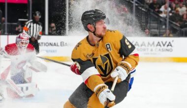 Vegas vies to end rough month on winning note vs. Sharks