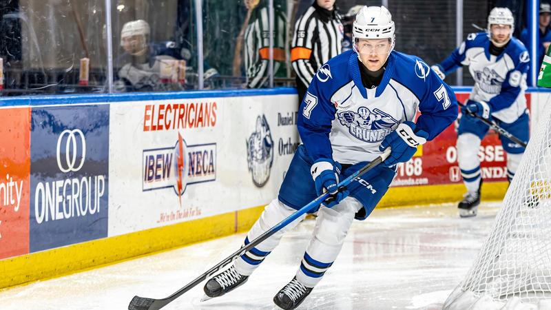 Tampa Bay Lightning Recall Defenseman Simon Lundmark From Syracuse Crunch