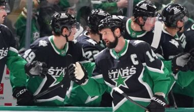 Johnston's power-play goal pushes Stars past Mammoth 4-3
