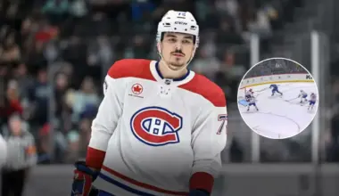 Arber Xhekaj under fire after a tough night in the Canadiens' loss to Colorado