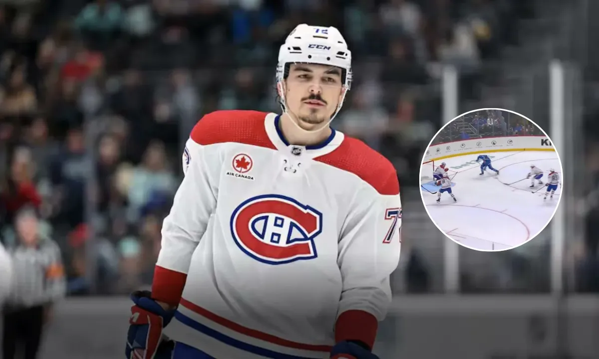Arber Xhekaj under fire after a tough night in the Canadiens' loss to Colorado