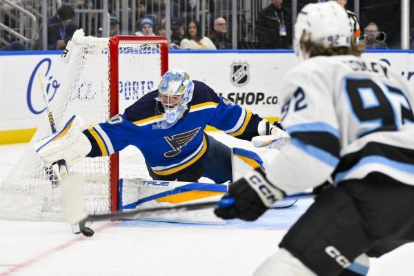 Blues’ Joel Hofer shuts out Mammoth in defensive battle
