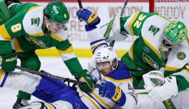 Sabres win in shootout to cool off Wild