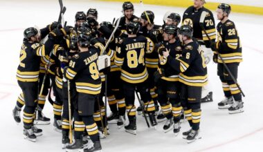 Jeremy Swayman lifts Bruins in shootout over Detroit, 3-2