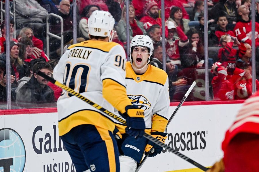NHL: Nashville Predators at Detroit Red Wings
