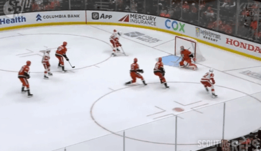 Wings’ Seider Loses Goal to ‘Distinct Kicking Motion’ vs. Ducks
