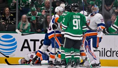 Islanders notes: Latest on Alex Romanov, JG Pageau injuries