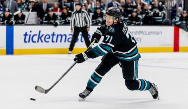 NHL roundup: Sharks’ Macklin Celebrini caps hat trick with OT winner | The Mighty 790 KFGO