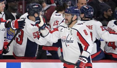 NHL roundup: Alex Ovechkin nets hat trick as Caps hammer Habs | 104.1 WIKY