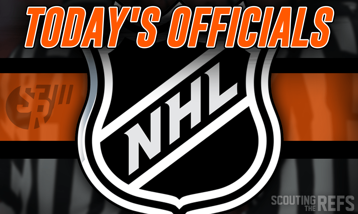 Today’s NHL Referees and Linespersons – 11/22/25