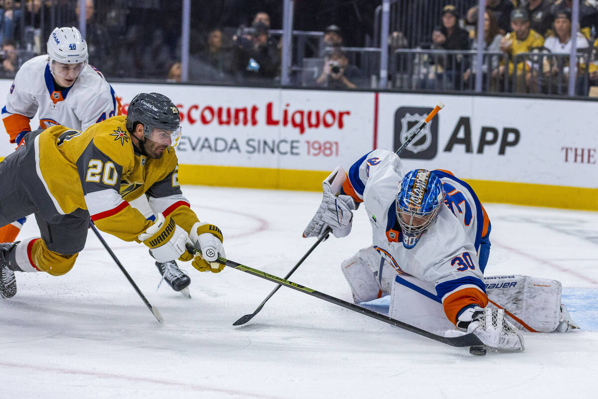 Golden Knights lose to Islanders, finish 1-3-2 on seasonlong homestand | Golden Knights