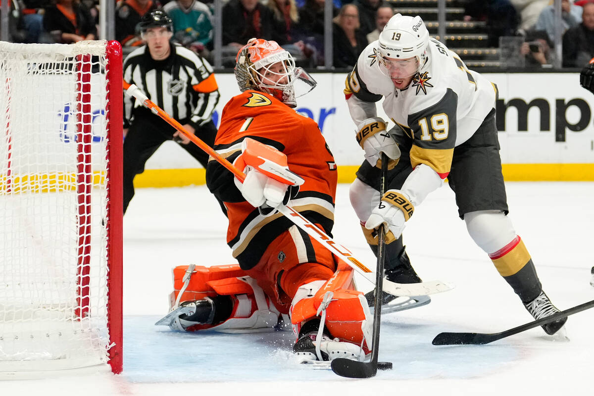 Golden Knights lose to Ducks in overtime after Mitch Marner turnover | Golden Knights