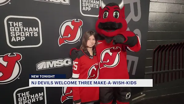 New Jersey Devils help make three wishes come true at Prudential Center