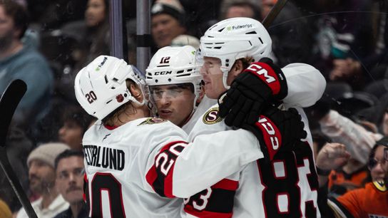 Senators defeat Ducks, 3-2, in Anaheim