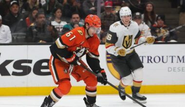 Cutter Gauthier served OT-winner, as Ducks again defend Pacific's top spot from Vegas