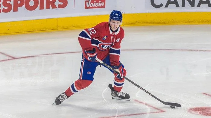  Adam Engstrom had a strong training camp with the Montreal Canadiens and was among the final cuts.