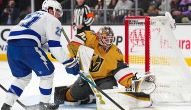 Lightning erase early deficit, double up Golden Knights