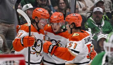 NHL roundup: High-flying Ducks win fifth straight