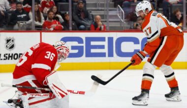 Alex DeBrincat's 3-point night powers Red Wings past Ducks