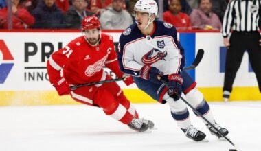 Red Wings, Blue Jackets