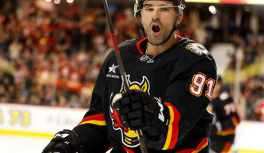 Competitive fire carried Calgary Flames' Nazem Kadri to 1,000 games