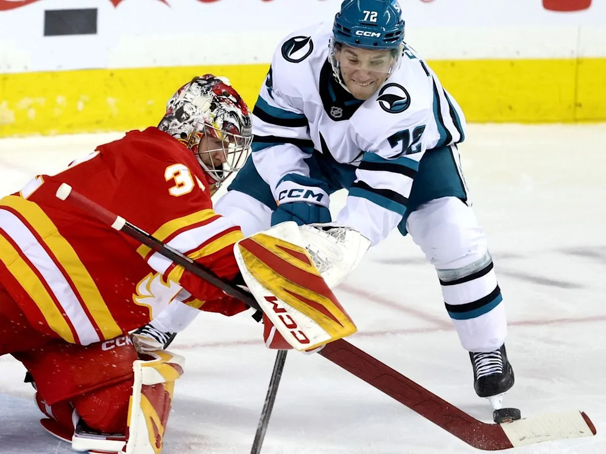 Three takeaways as Flames finally put together a complete game, shut out Sharks