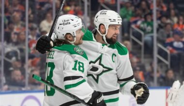 Stars explode for 8-goal drubbing of Edmonton Oilers on Jamie Benn’s milestone night