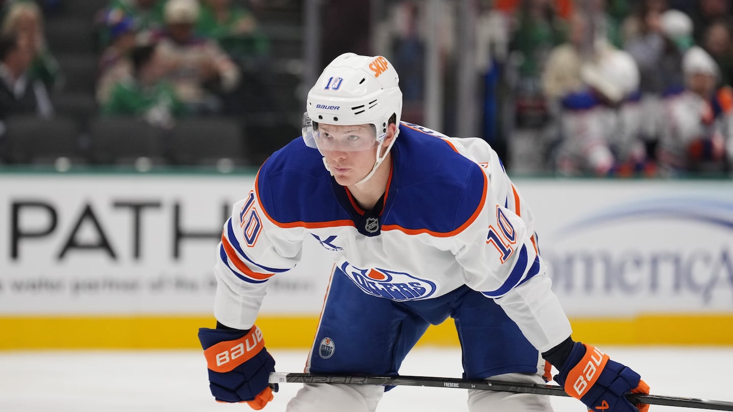 Trent Frederic hasn't produced much offense for the Oilers since signing a new deal as a free agent.