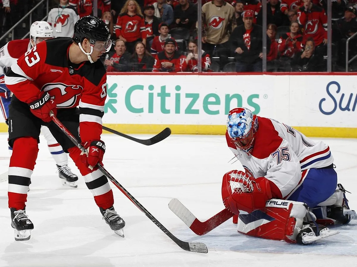 Cowan: Canadiens goalie Jakub Dobes in tears after 4-3 OT loss to Devils