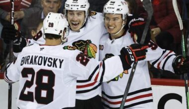 Blackhawks’ Connor Bedard puts on show in Calgary