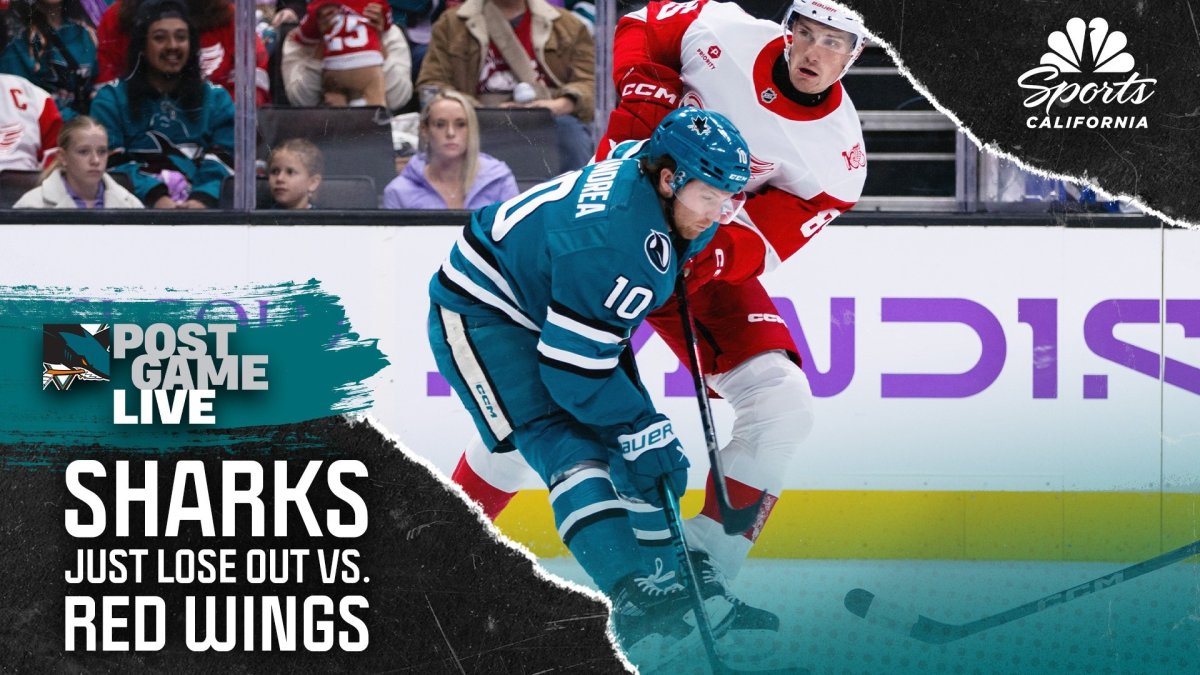 Sharks fall to Red Wings in thrilling shootout loss – NBC Sports Bay Area & California