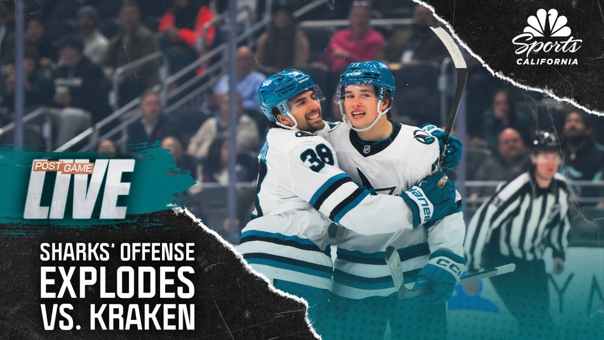 Macklin Celebrini, Sharks blow out Kraken with big third period – NBC Sports Bay Area & California