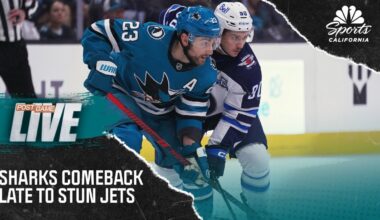 Sharks complete comeback, stun Jets with late winner at home – NBC Sports Bay Area & California