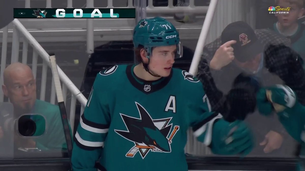 Macklin Celebrini goal gives Sharks early lead vs. Panthers – NBC Sports Bay Area & California