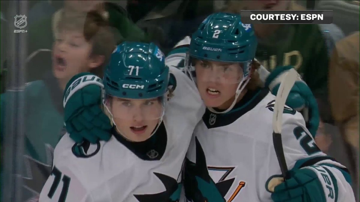 Will Smith scores clutch goal to tie Sharks vs. Wild matchup – NBC Sports Bay Area & California