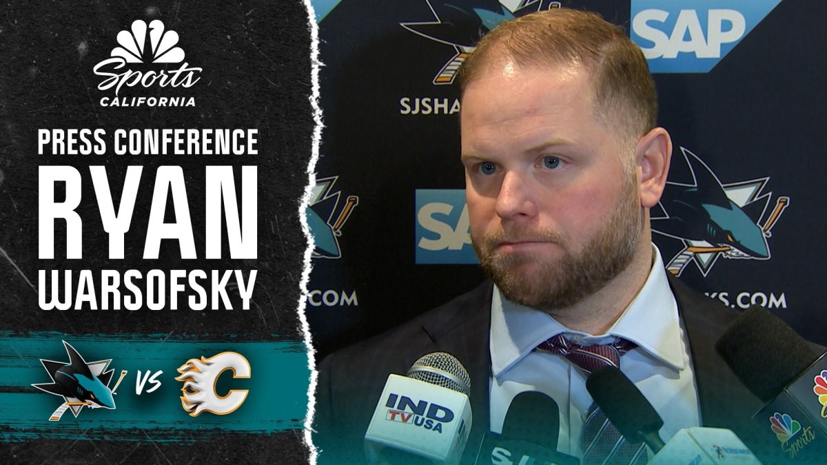 Ryan Warsofsky focused on next game after loss to Flames – NBC Sports Bay Area & California