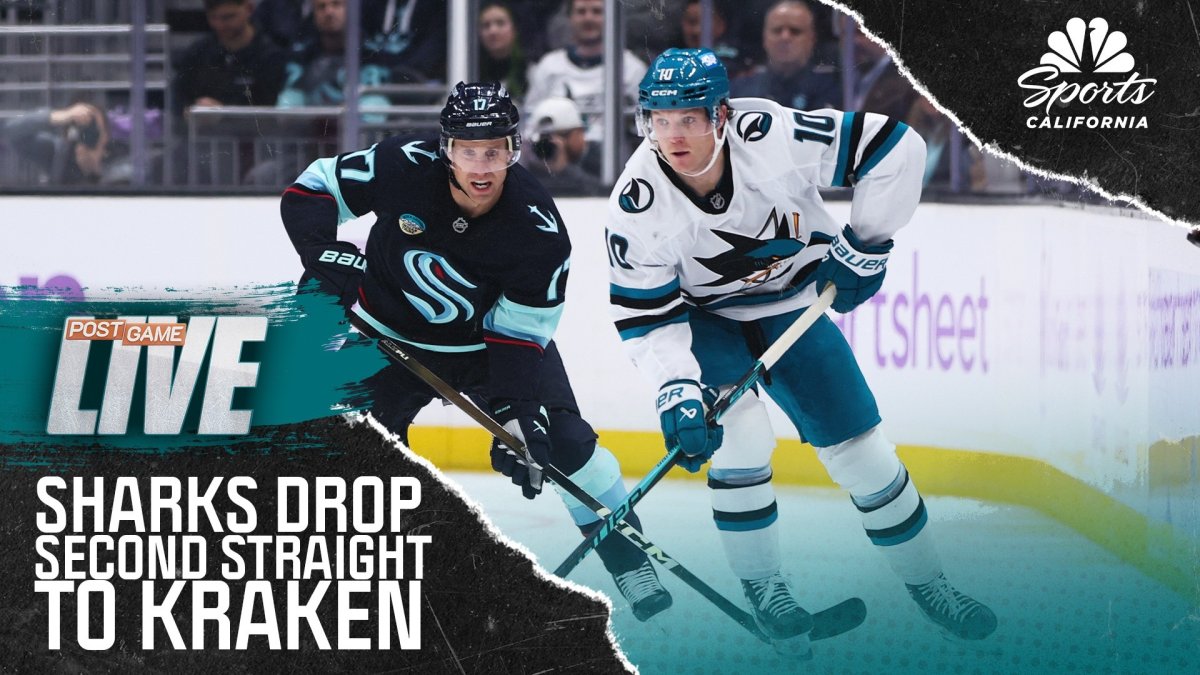 Sharks drop second straight on road in loss to Kraken – NBC Sports Bay Area & California