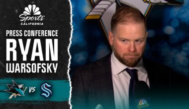 Ryan Warsofsky pleased by Sharks’ ‘better’ effort in loss – NBC Sports Bay Area & California