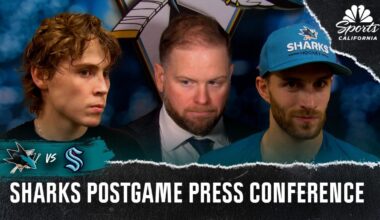 Ryan Warsofsky, Sharks discuss ‘better’ effort in loss – NBC Sports Bay Area & California