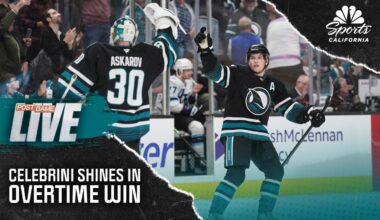 Macklin Celebrini’s hat trick lifts Sharks past Mammoth – NBC Sports Bay Area & California