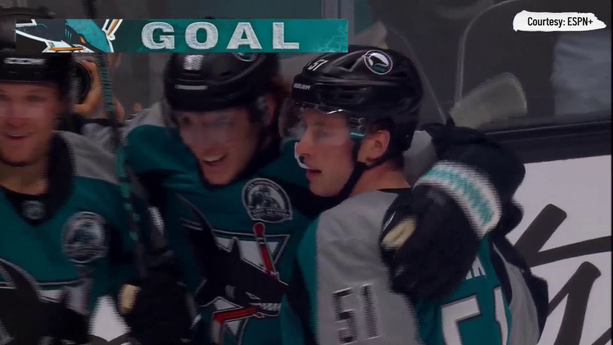 Ty Dellandrea’s last-minute goal gives Sharks lead vs. Kings – NBC Sports Bay Area & California