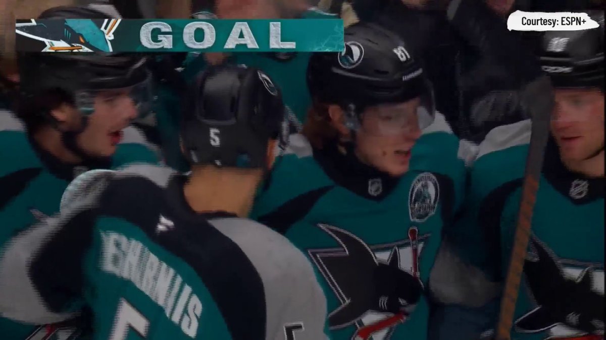 Adam Gaudette’s goal gives Sharks early lead over Kings – NBC Sports Bay Area & California