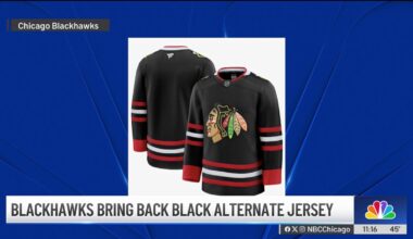 Chicago Blackhawks bring back black alternate jersey – NBC Chicago