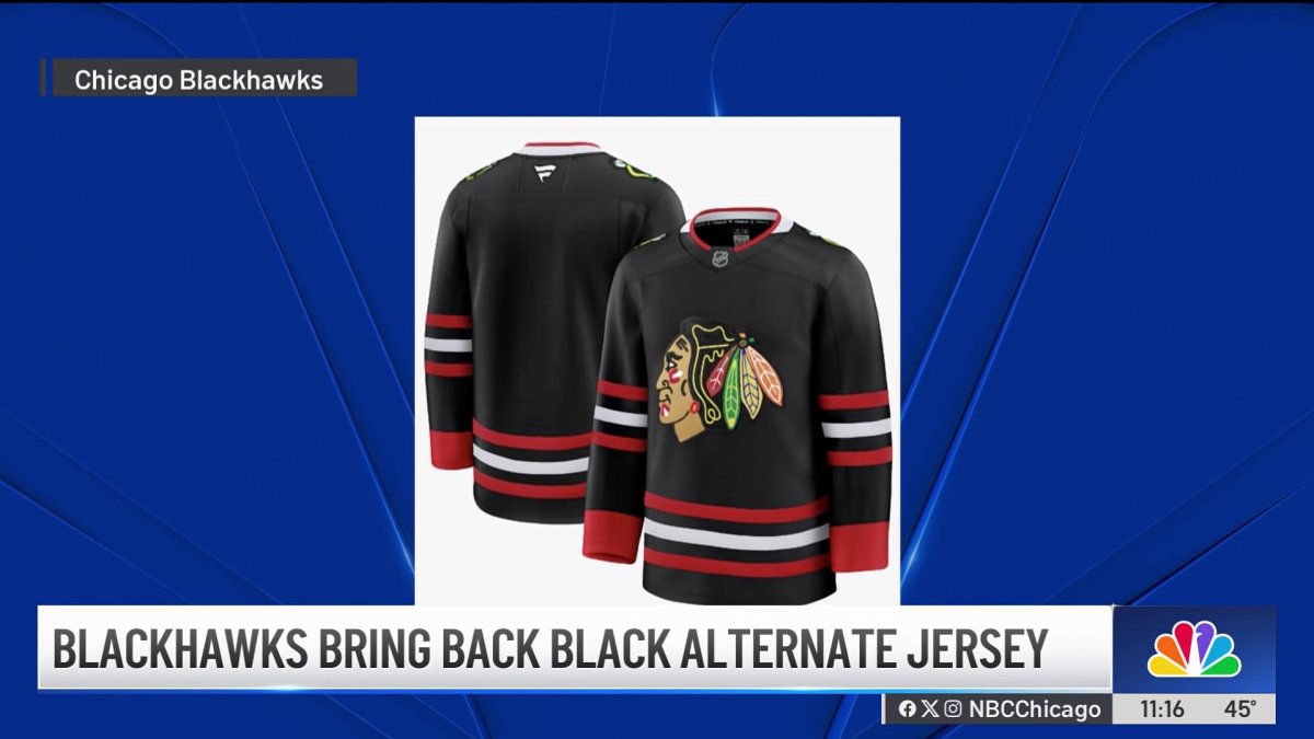 Chicago Blackhawks bring back black alternate jersey – NBC Chicago