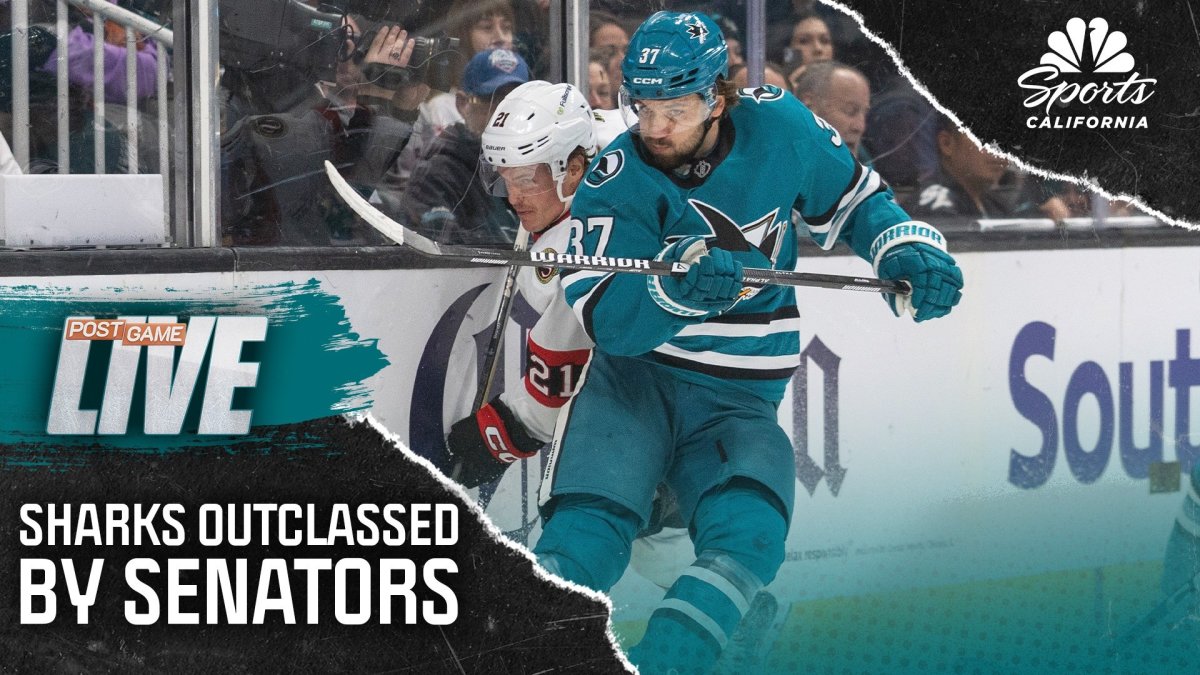 Sharks unable to defend home ice in loss vs. Senators – NBC Sports Bay Area & California