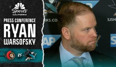 Ryan Warsofsky displeased by Sharks’ ‘awful’ loss to Senators – NBC Sports Bay Area & California