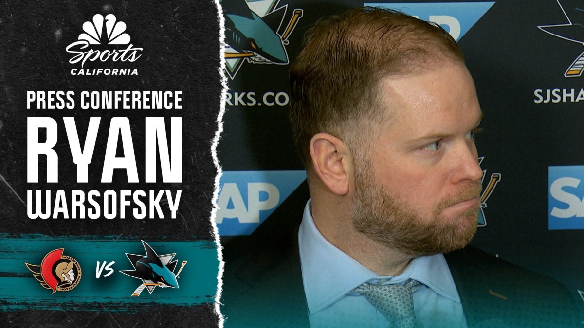 Ryan Warsofsky displeased by Sharks’ ‘awful’ loss to Senators – NBC Sports Bay Area & California